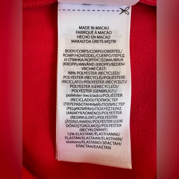 RLX Ralph Lauren Womans Size S 1/4 Zip Red Golf Polo Shirt - Picture 5 of 10